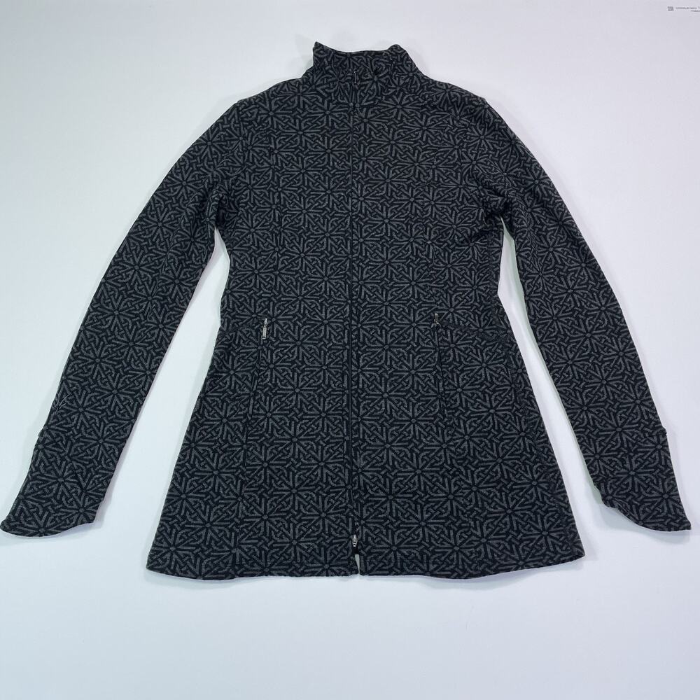 Ibex Juliet Zip Tunic Women’s Medium Full Zip Sweater 100% Wool USA Made Gray
